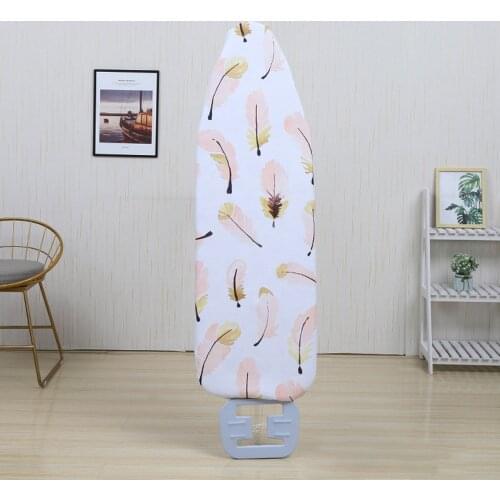 140*50cm Heat Resistant Household Non-Slip Replace Reusable Printed Ironing Board Cover Protection Soft Smooth Cover Polyester