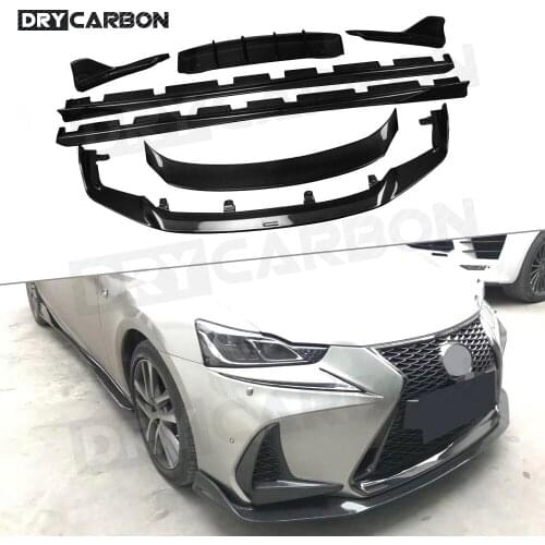 Carbon Fiber/FRP Primer Body Kits for LEXUS IS300 IS350 IS F Sport Sedan 4 Door 17-18 Front Rear Bumper Lip Spoiler Side Skirts