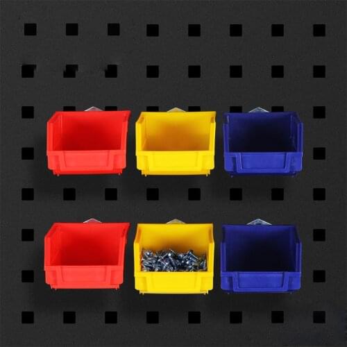 Toolbox wall-mounted storage box hardware screw tool organize box parts garage unit shelves components box 3 colors