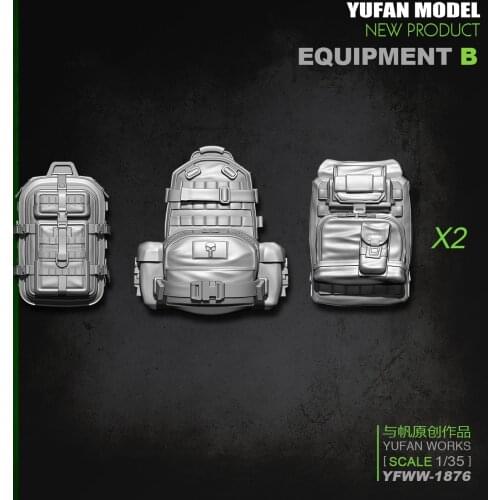YuFan Model 1/35 soldier accessories equipment resin model backpack accessories self-assembled YFWW-1876