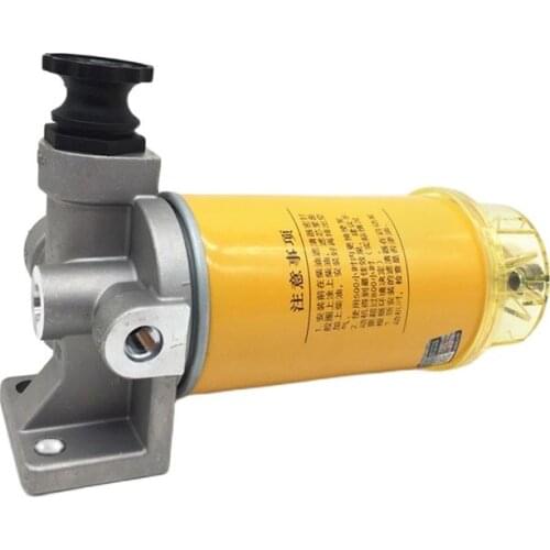 For excavator parts Kobelco SK130 140-8 diesel oil-water separator filter element assembly base diesel grid