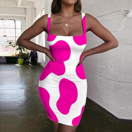 KYKU Brand Brindle Dress Women Animal Vestido Sexy Harajuku Ladies Dresses Art Sundress Womens Clothing Mini Evening Vintage