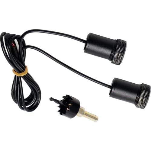 5W 1 Pair Universal Car Courtesy Lights Projector Shadow Lamps Kit