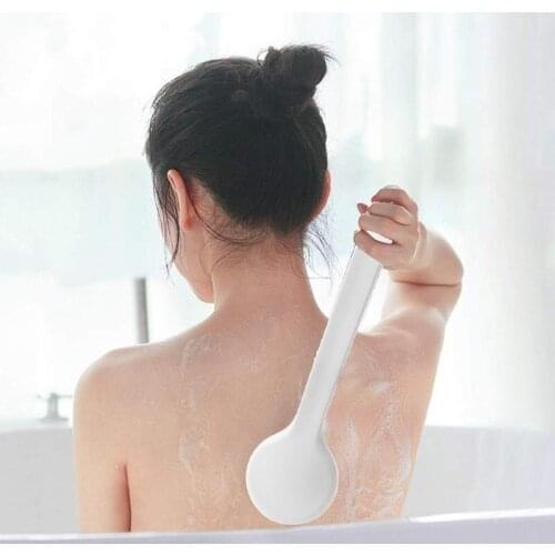 1pc Long Handle Exfoliating Bath Sponge Artifact Back Scrubber Bathroom Body Brush Exfoliation Cleaning Equipment Shower Brush