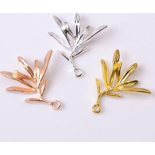 10 PCS 29*27mm Fashion Metal Alloy Branch Pendant Connectors Charm DIY Jewelry Accessories