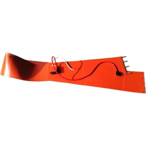 120V 2500W 125*4000*1.5mm 200L silicone drum Band heater digital thermostat on pad 1500mm lead wire