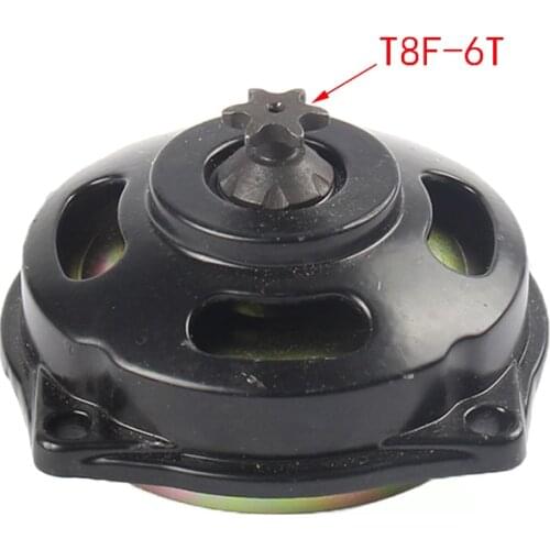 25H 6T 7T / T8F 6T 6 Tooth Clutch Drum Gear Box For 2 Stroke 47cc 49cc Engine Mini Moto Pocket Bike