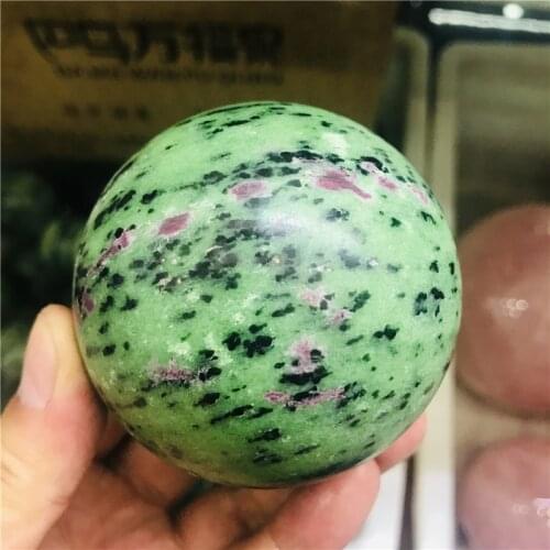5cm Natural red and green treasure ball, quartz crystal ball, used for decoration and healing