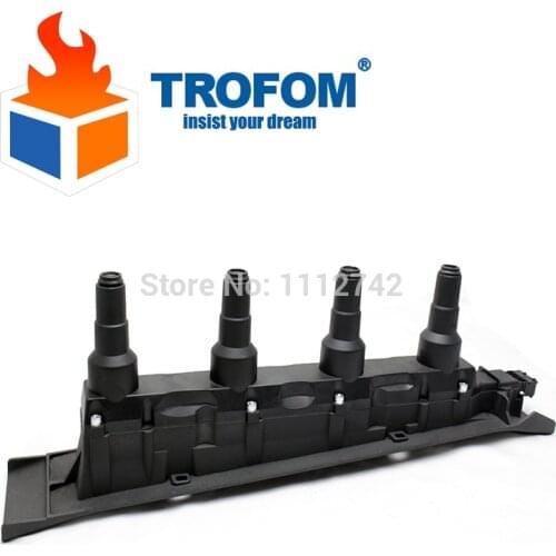 Black Auto Ignition Coil For Saab 9-3 9-5 2.0L 2.3L Turbo 4Cyl 1999-2009 UF-577 610-58535 30583218 55559955 9197559 C1703 5C1762