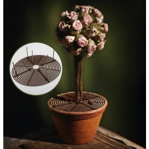 19/30cm Cuttable Soil Protective Cover Round Shape Plant Pot Cover for Garden Yard Flowerpot Cover Waterproof Soil Guard Cover