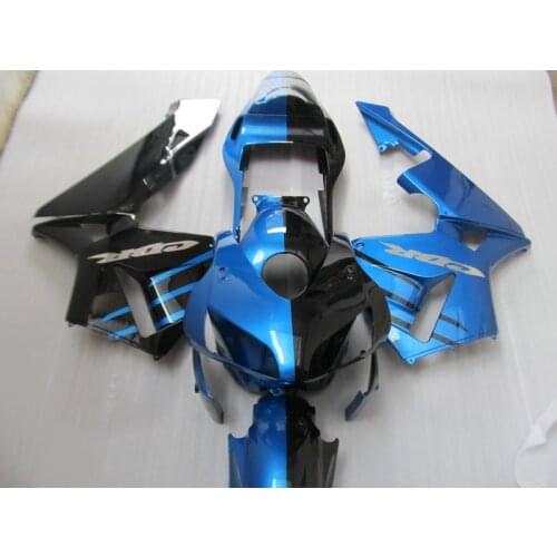 Injection mold ABS aftermarket fairing kit for Honda CBR600RR 2003 2004 black blue fairings set CBR600 RR 03 04 CF36