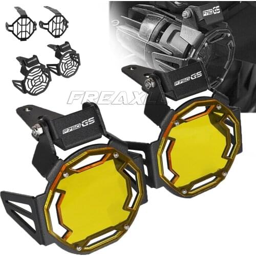 Motorcycle Aluminum Alloy Auxiliary Fog Light Protector Guard Lamp Cover For BMW F750GS F850GS F 750 GS F 850 GS 2018 2019 2020