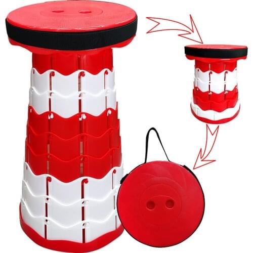 Small Lightweight Sturdy Adjustable Stools for Adults Seniors Subway Fishing Garden Camping Travel Hiking Golf Outdoor