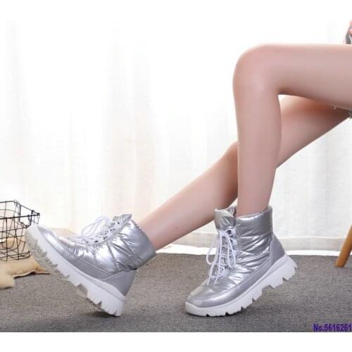New women boots winter warm snow boots low upper silver Womens ankle boots 50% natural wool lace up free shipping sell
