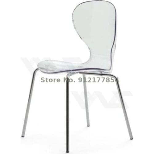 New Product Art Light Luxury Style Simple Modern Dining Chair Ant Bionic Chair Assembly Office Chair Plastic Transparent Chair