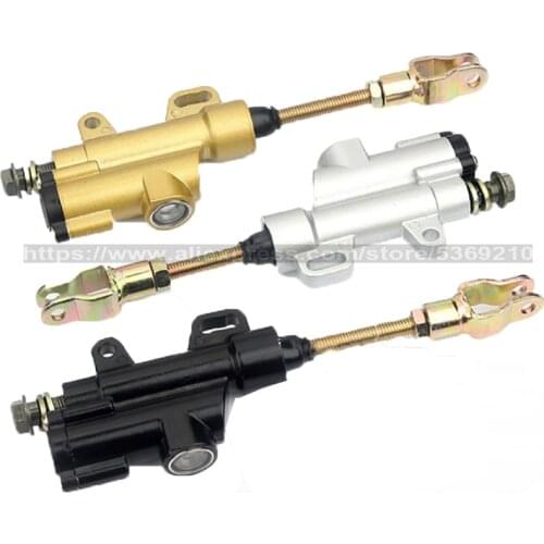 New Motorcycle Rear Hydraulic Brake Master Cylinder Pump For 50cc 70cc 110cc 125cc 150cc 250cc Thumpstar ATV Pit Pro Dirt Bike
