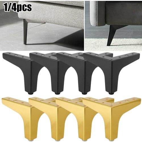4Inch Height 10cm Furniture Sofa Legs Modern Metal Diamond Triangle Furniture Feet DIY Table Bed Chair Desk Cabinet Legs