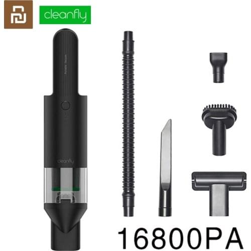 Cleanfly FV2 Portable Vacuum Cleaner Dust Removal Wireless Handheld 무선청소기 Mini Car Household Vacuum Cleaner 16800Pa Suction