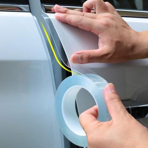 For Jeep Compass Commander Renegade Patriot Wrangler Door Sill Strip Anti-stepping Bumper Invisible Transparent Protective Film
