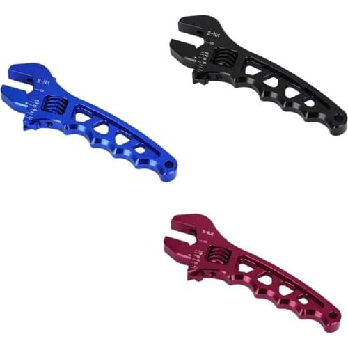 Adjustable Wrench, an Wrench, Aluminum Wrench Hose Fitting Tool Aluminum Spanner AN3-AN12