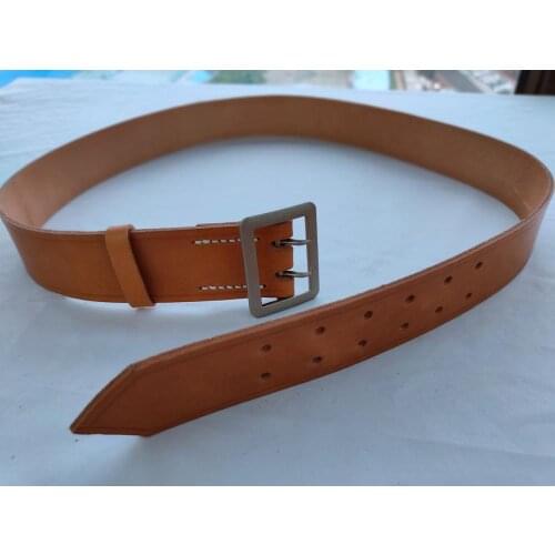 Tomwang2012. WWII WW2 German ARMY SOLDIER Officer Double Claw Belt Brown MILITARY COLLECTION WAR REENACTMENTS