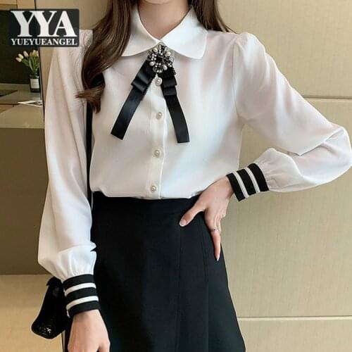 Блузки с бантом YueYueAngel China At AliExpress