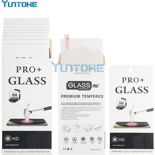 100pcs/lot Tempered Glass for iPhone 13 12 11 pro XS Max XR X 8 7 6 5 Screen Protectors Anti-Scratch Protector with Retail Box