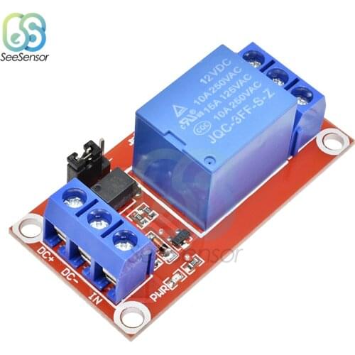 One 1 Channel Relay Module 5V 9V 12V 24V High and Low Level Trigger Relay Control Board with Optocoupler