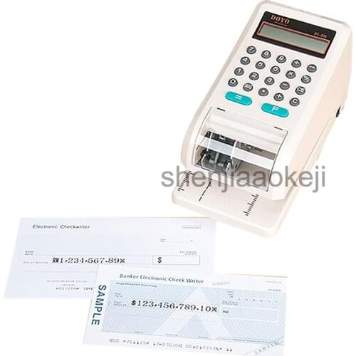 English Check Printer RMB Hong Kong Dollars US Dollar Singapore Singapore SGD Five-nation cheque printer 110-220v 1pc