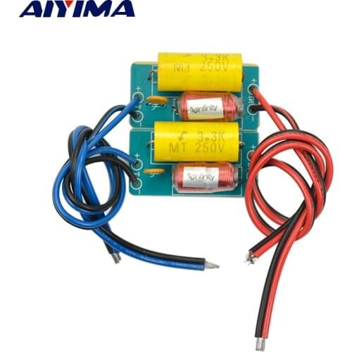 2Pcs Treble Divider Car Audio Frequency Divider Crossover Filter Treble Divider Stage Box Treble Frequency T-4