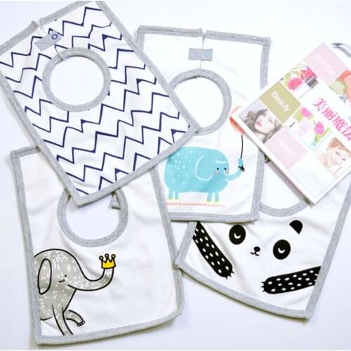 2019 Baby Burp Cloths Feedings Bandana For Newborn Infant Boy Scarf Cotton Toddler Baby Girl Saliva Towels Anti-Dirty Wholesale