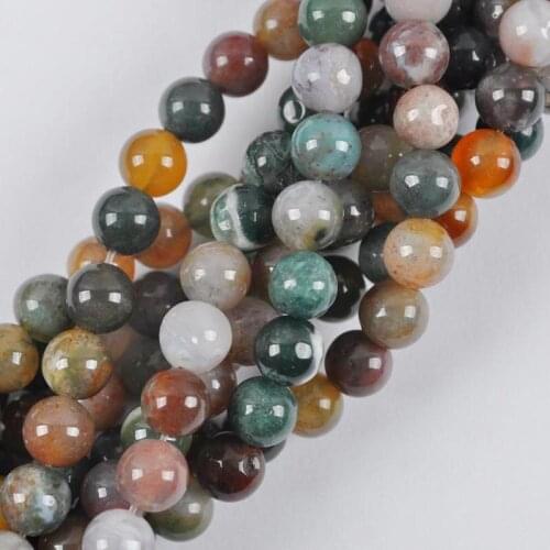 6MM Indian Carnelian Round Loose Beads Strand 15.5 Inch Jewelry Making B332