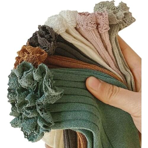 Breathable Cotton Lace Ruffle Princess Mesh Socks Children Ankle Short Sock Baby Girls Kids Toddler