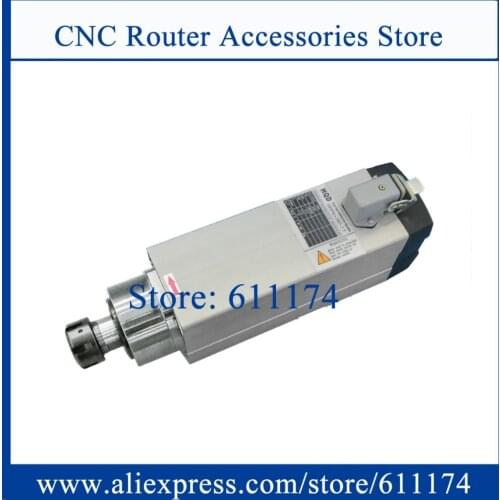 GDF46-18Z/3.5 cnc Milling spindle motor 3.5KW ER25 4 bearing Air Cooled Spindle Motor AC380V 18000RPM Woodworking spindle motor