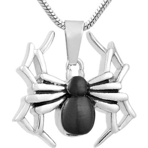Ijd9761 Animal Spider Personalised Memorial Ash Keepsake Urn Cremation Jewelry Urn Pendant Necklace Top Fashion