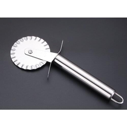 Stainless Steel Single-Roller And Double Roller Cut Pizza Toolspizza Knife Rugged Wheel Cutter Kitchen Tools Accessorie Tools