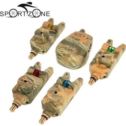 Lixada 3/4pcs Fishing Bite Alarm Wireless Fishing Alarm Set Bite Alert Angling Tackle with Receiver For Telescopic Fishing Rod