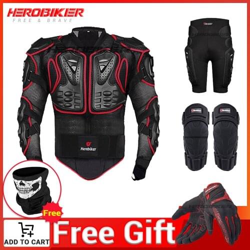 Motorcycle Jacket Breathable Motocross Body Armor Protective Jacket Protective Motorcycle Knee Pad Suits Motocross Armor For Man