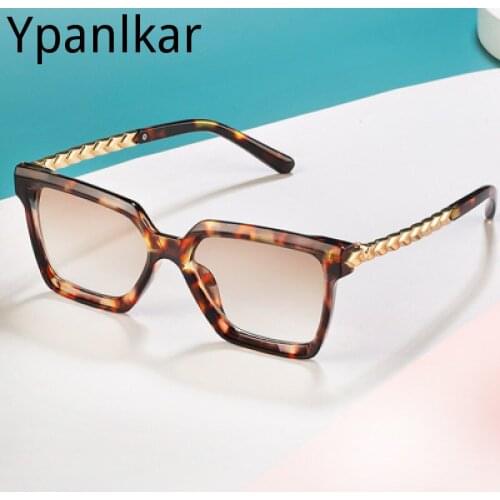 New Sunglasses Female Fashion Online Celebrity with European and American Square Sunglasses Female Fashion Sunglasses