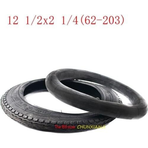 Size 12 1/2 X 2 1/4 ( 62-203 )Tire fits Many Gas Electric Scooters 12 Inch tube Tire For ST1201 ST1202 e-Bike 12 1/2*2 1/4