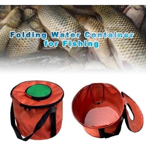Collapsible Fishing Bucket Portable Folding Water Container carp storage baskets Multifunctional Fishing bucket accessories hot