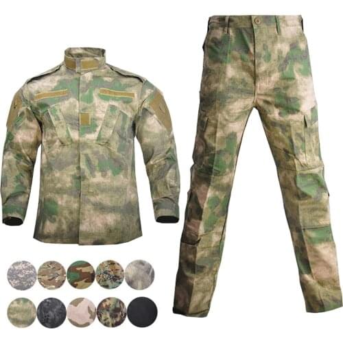 Outdoor Combat Military Uniform Tactical Army Uniforms Set Jacket + Pants Hunting Clothing Sniper Camouflage Suit