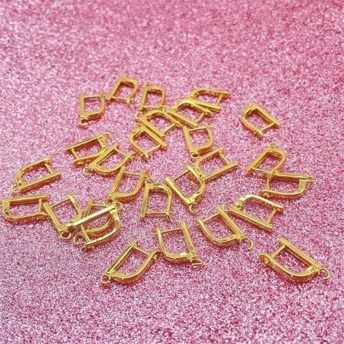 Peixin 5 Pairs High Quality Copper Material Earring Hook French Lever Back Earrings Base Bezels Jewelry Findings Wholesale