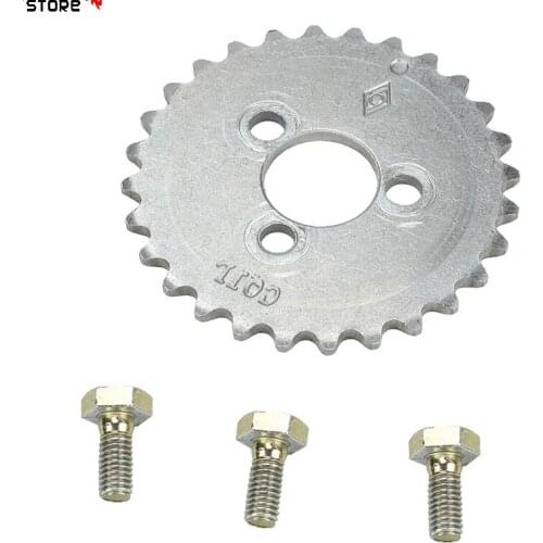 Lifan 140cc 28 Tooth Camshaft Timing Sprocket with bolt For LF140cc 1P55FMJ Horizontal Kick Starter Engines Dirt Pit Bikes parts