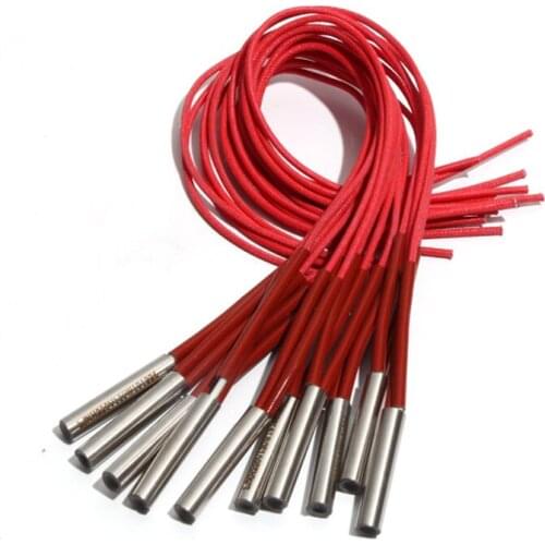 10PCS 15mm 25~35mm 201SUS Cartridge Heater 110V/220V/380V Tubular Electric Mould 90W/100W/110W/120W/130W Resistance Element