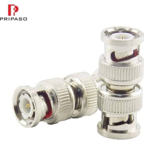 10 Pcs For RG59 CCTV Camera Security Video Surveillance System BNC Connector Adapter RF Convertor Male To Bnc Male Coupler