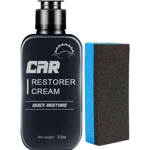 100ML Auto Leather &Plastic Refurbishment Paste Car Restorer Cream For Automobile Plastic Leather Car Cleaner Leather Restorer