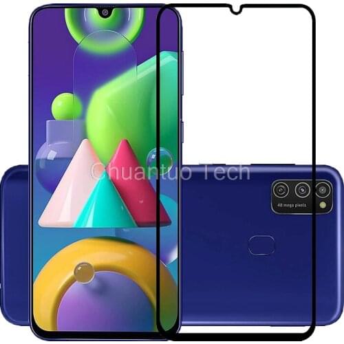 25 Pcs/Lot Full Cover Screen Protectors For Samsung Galaxy M01 M11 M21 M31 M51 Scratch Proof Protective Film Tempered Glass