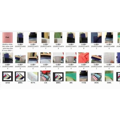 14/16/18/28 6pcs/lot bigger than 10x10cm random count color size Aida cloth cross stitch fabric canvas DIY handmade sew