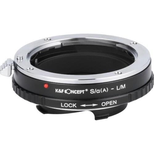 K&F Concept Camera Mount Adapter for Sony A Konica Minolta MA Mount Lens to Leica M CL Minolta CLE Camera